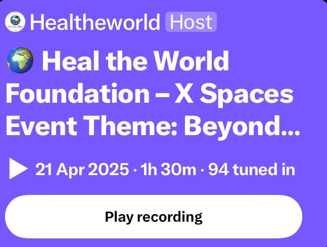 X Spaces: Beyond Awareness - Community-Driven Solutions