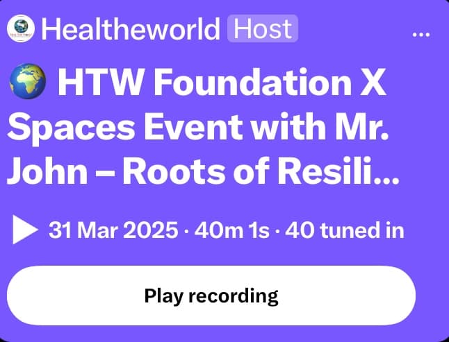 HTW Foundation X Spaces: Eco-Protection Series